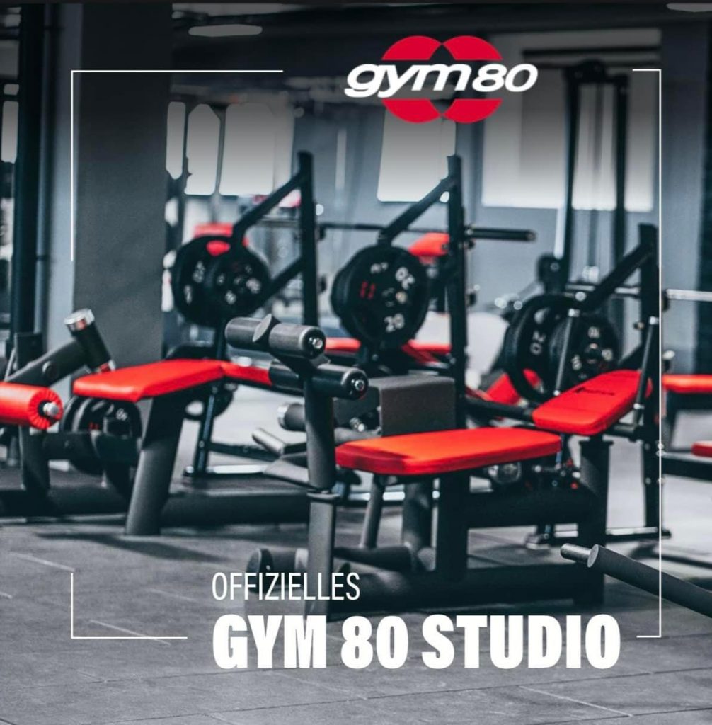 Die Sportarena Meiningen ist offizielles Gym 80 Studio.